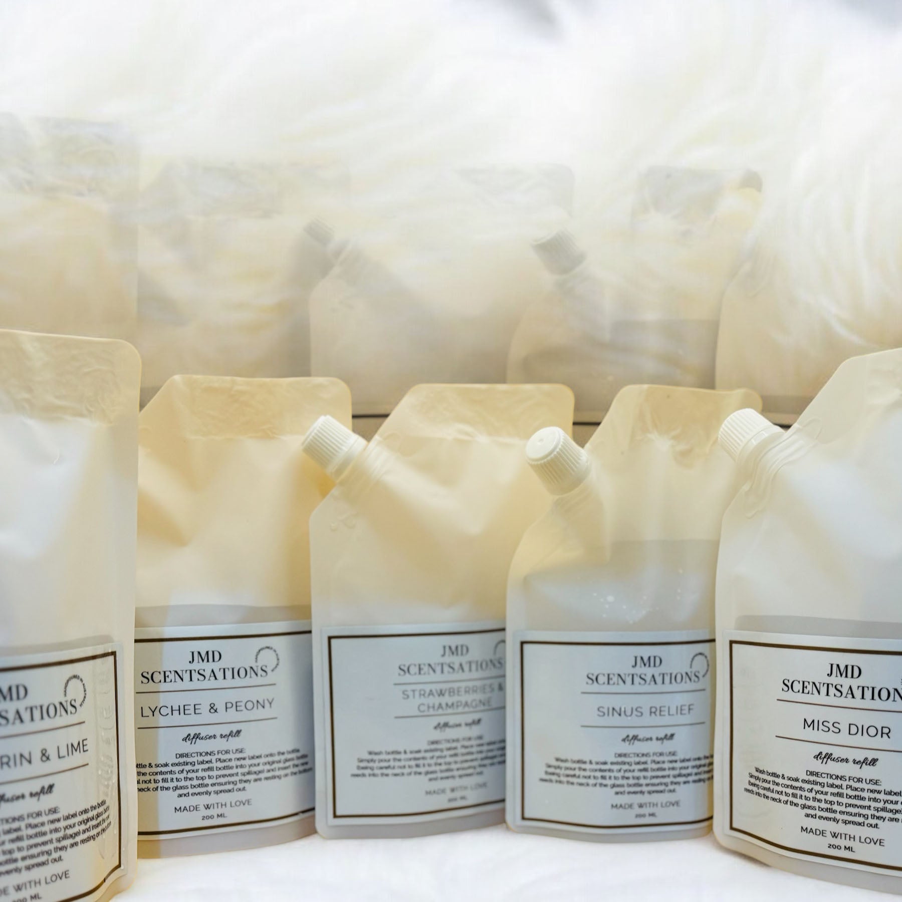 Diffuser Refill Pouches 200ml - JMDScentsations